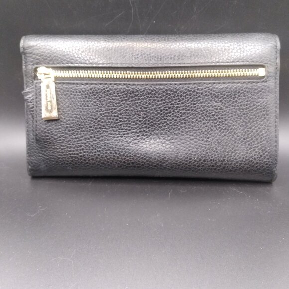 Michael Kors  Black leather Tri Fold like new - Picture 2 of 7